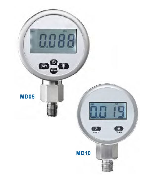 MD05 - MD10 Manomètres Digitaux